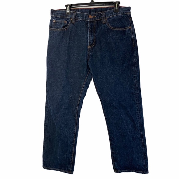 Active Straight Leg Classic Fit Jean Pants Size 34 - Picture 1 of 7